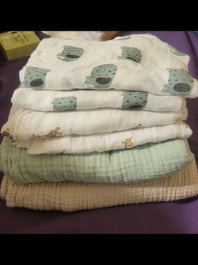 Muslin Blanket/Swaddle Bundle